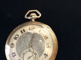 Vintage Longines gold filled Pocket Watch for repair. 3
