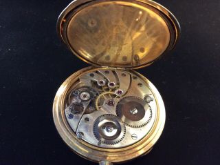 Vintage Longines gold filled Pocket Watch for repair. 4