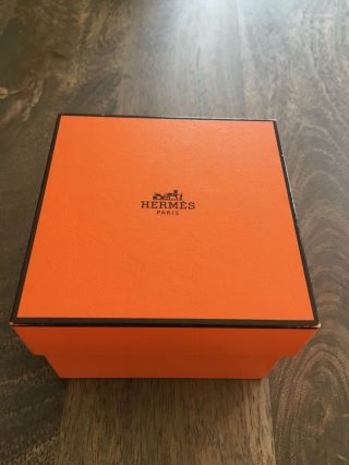 Hermes Nomade Chrono Automatic Leather Band Wrist Watch Date Chronograph w/Box 11