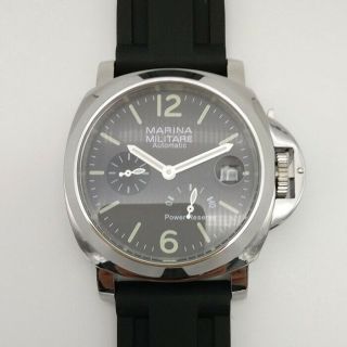 Parnis 44mm Power Reserve Military Automatic Men 