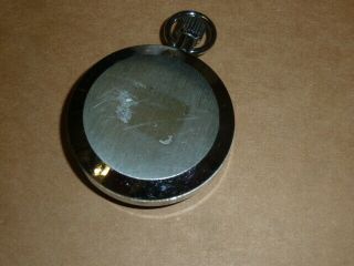 Vintage Pocket Watch By BRENET No.  5 Swiss Made Hand Wind Mechanical StopWatch 2