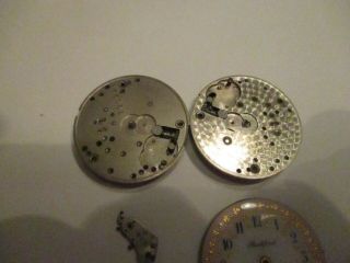 ROCKFORD POCKETWATCH 0 SIZE PARTIAL MOVEMENTS AND A MULTI COLOR DIAL 7
