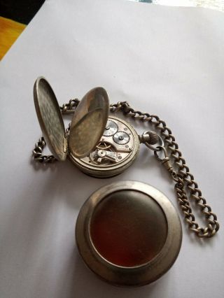 CYMA Pocket Watch with chain and case 7