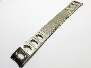 Vintage mens Speidel LED LCD era watch band for repair lot930 8