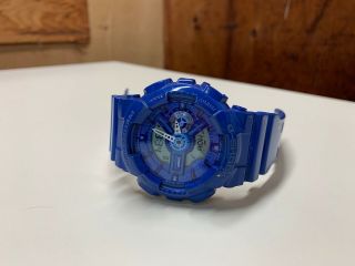 Casio G - Shock GA - 110BC Blue Wrist Watch for MEN / WOMEN WILL NEED BAND 2