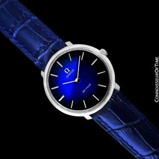 1970 Omega De Ville Vintage Mens Ss Steel Handwound Watch - With