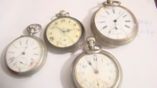 4 Antique Pocket Watches
