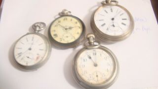 4 Antique Pocket Watches 2