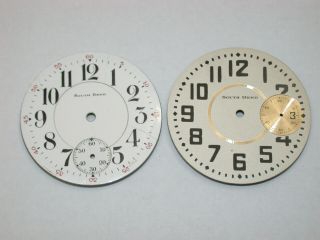 South Bend 16 Size Pocket Watch Dials.  39g