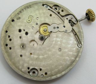 Pocket Watch Cyma Tavannes Movement 17 jewels OF hour wheel is missing 2