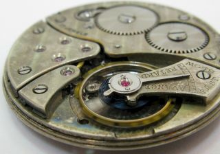 Pocket Watch Cyma Tavannes Movement 17 jewels OF hour wheel is missing 3