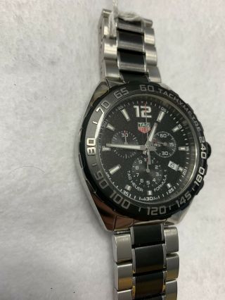 Tag Heuer Mens CAZ1010.  BA0842 Formula 1 Double Tone Stainless Steel/Ceramic Band 4