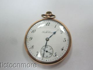 Antique South Bend Grade 429 Model 1 19j 12s Open Face Pocket Watch 1919