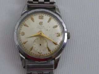 (ref165du C) Cyma Triplex Wristwatch For Spares