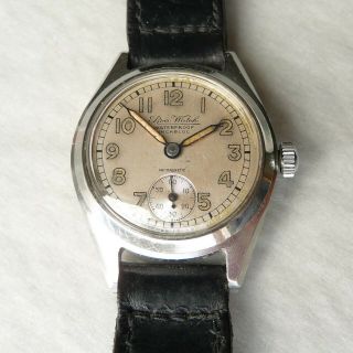 Vintage Roa Military Style Hand Wind Watch,  1930s/40 Stainless Steel,  Well.