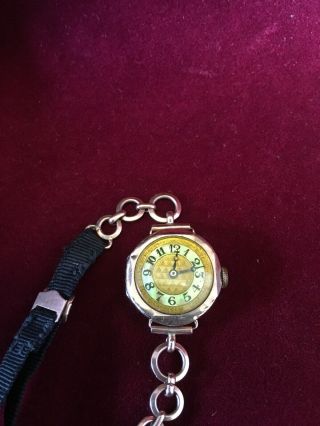Antique Or Vintage 9ct Rose Gold Ladies Watch - Veron - Grauer,  Swiss Made Import? 2
