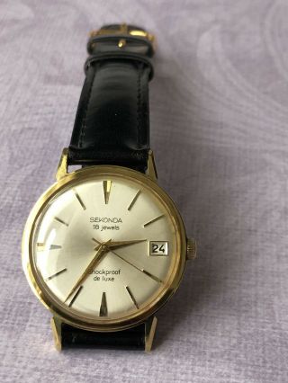 Vintage Mens Watch Sekonda 18 Jewels Made In Ussr Wonderful Watch 2