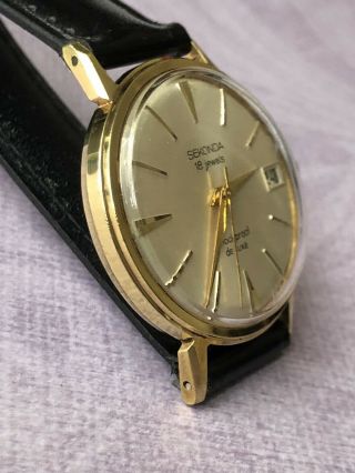 Vintage Mens Watch Sekonda 18 Jewels Made In Ussr Wonderful Watch 3