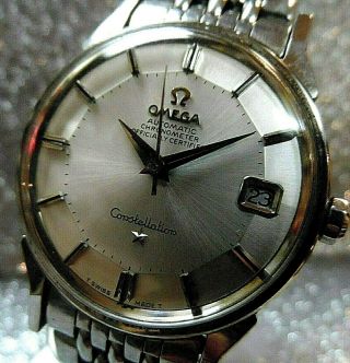 Vintage Omega Constellation Pie Pan Automatic Mens Watch Cal:561