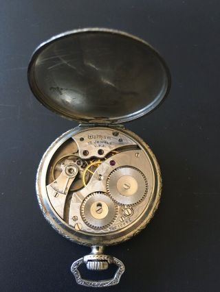 1925 Waltham 12s,  15j,  Open Face Antique Pocket Watch Runs 3