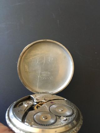 1925 Waltham 12s,  15j,  Open Face Antique Pocket Watch Runs 4