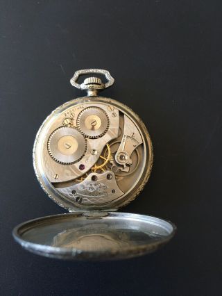 1925 Waltham 12s,  15j,  Open Face Antique Pocket Watch Runs 5