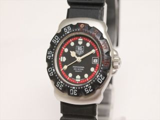 Tag Heuer 374.  508 Formula 1 Professional Quartz Watch Date Red & Black [6515]