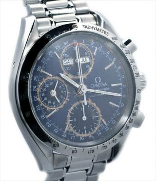 Omega Speedmaster Chronograph Automatic Triple Calendar Watch 3521.  80 Ex,