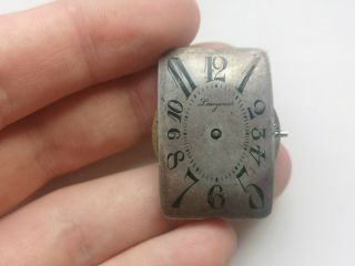 Curved Dial Longines Mechanism 12.  91 3084375 - 1914 Year For Repair / Parts