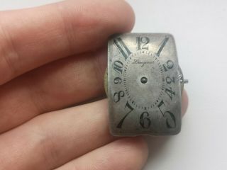 Curved Dial Longines Mechanism 12.  91 3084375 - 1914 year for repair / parts 3