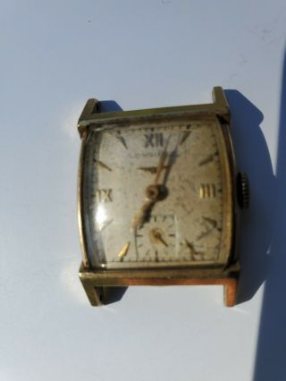 10k Gold Filled Longines.  Swiss Made May Be A Antique Not Sure Roman Numerals