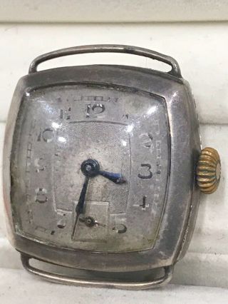Vintage Antique 1924 Post WW1 Watch Trench Military Silver Joblot 2
