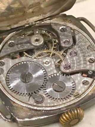 Vintage Antique 1924 Post WW1 Watch Trench Military Silver Joblot 4