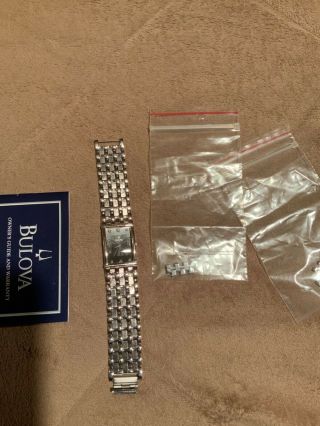 Bulova C880466 Ss Diamond Accent Wrist Watch For Men