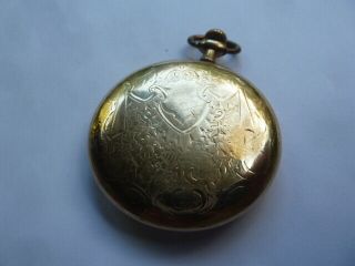 Vintage 1912 Elgin size 12s pocket watch 15 jewel Grade 364 Running 4