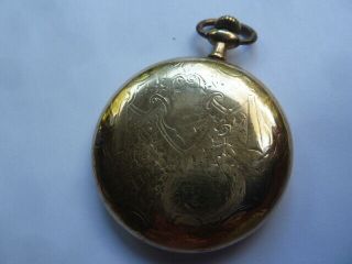 Vintage 1912 Elgin size 12s pocket watch 15 jewel Grade 364 Running 5