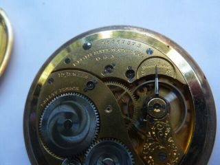 Vintage 1912 Elgin size 12s pocket watch 15 jewel Grade 364 Running 8