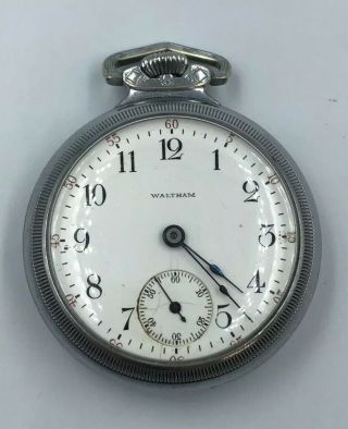 Antique Waltham Model 1883 Grade 820 15j 18s Pocket Watch