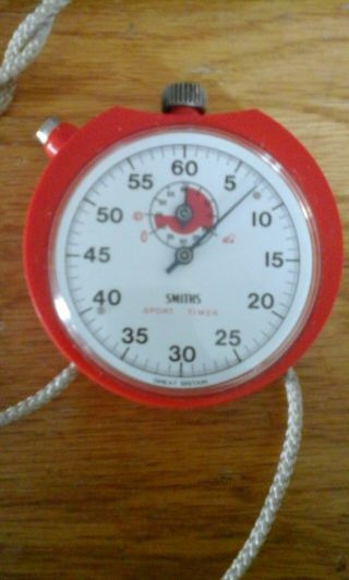 A Smiths Sport Timer Stopwatch C.  Early To Mid 1970 
