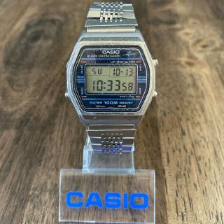 Rare Vintage 1982 Casio W - 750 Marlin Digital Diver Watch Mod.  248 Made In Japan