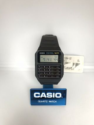 Rare Vintage Casio Ca - 53w Digital Calculator Wrist Watch Nos Module 437 Old