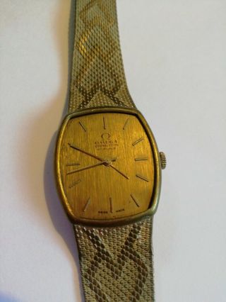 Gents Omega Constellation Gold Plated - Spares Or Repairs