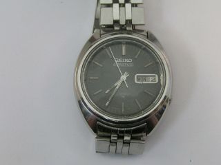 Vintage Seiko 5 Actus Watch W/ Band Day/date 7019 - 7070