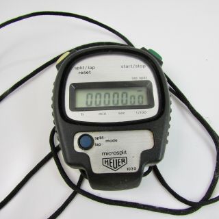 Tag Heuer Microsplit 1030 Digital Stopwatch Chronometer Boxed