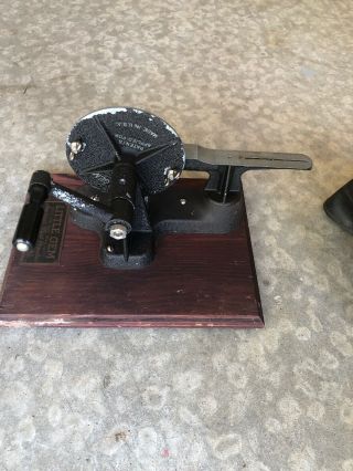 Little Gem Watch crystal Cutting Precision Machine Antique Maker Tool Hand Lathe 4