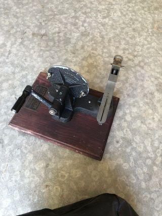 Little Gem Watch crystal Cutting Precision Machine Antique Maker Tool Hand Lathe 6
