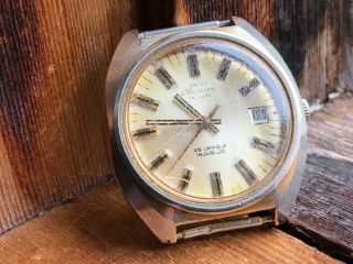 Authentic Vintage Gents Accurex De Luxe 25j Automatic Incabloc 2783 Swiss Watch