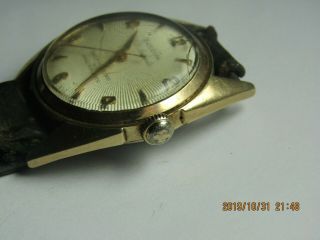 Vintage Men ' s Bulova L6 Automatic 23 JEWELS watch for parts/repair 92 4