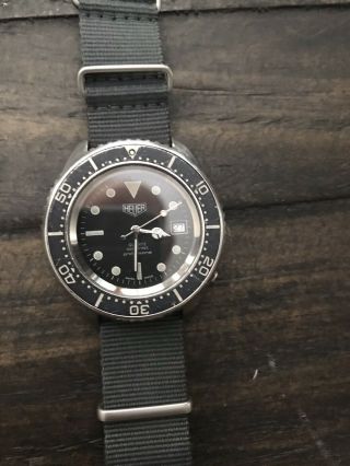 Vintage Tag Heuer 1000 Diver 980.  023n Deep Dive Submariner Watch