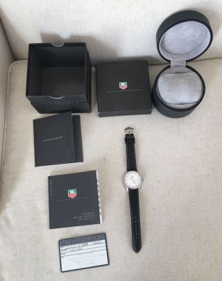 Tag Heuer Carrera Re - Edition WV2112 w/ Box And Papers Mens Watch 9